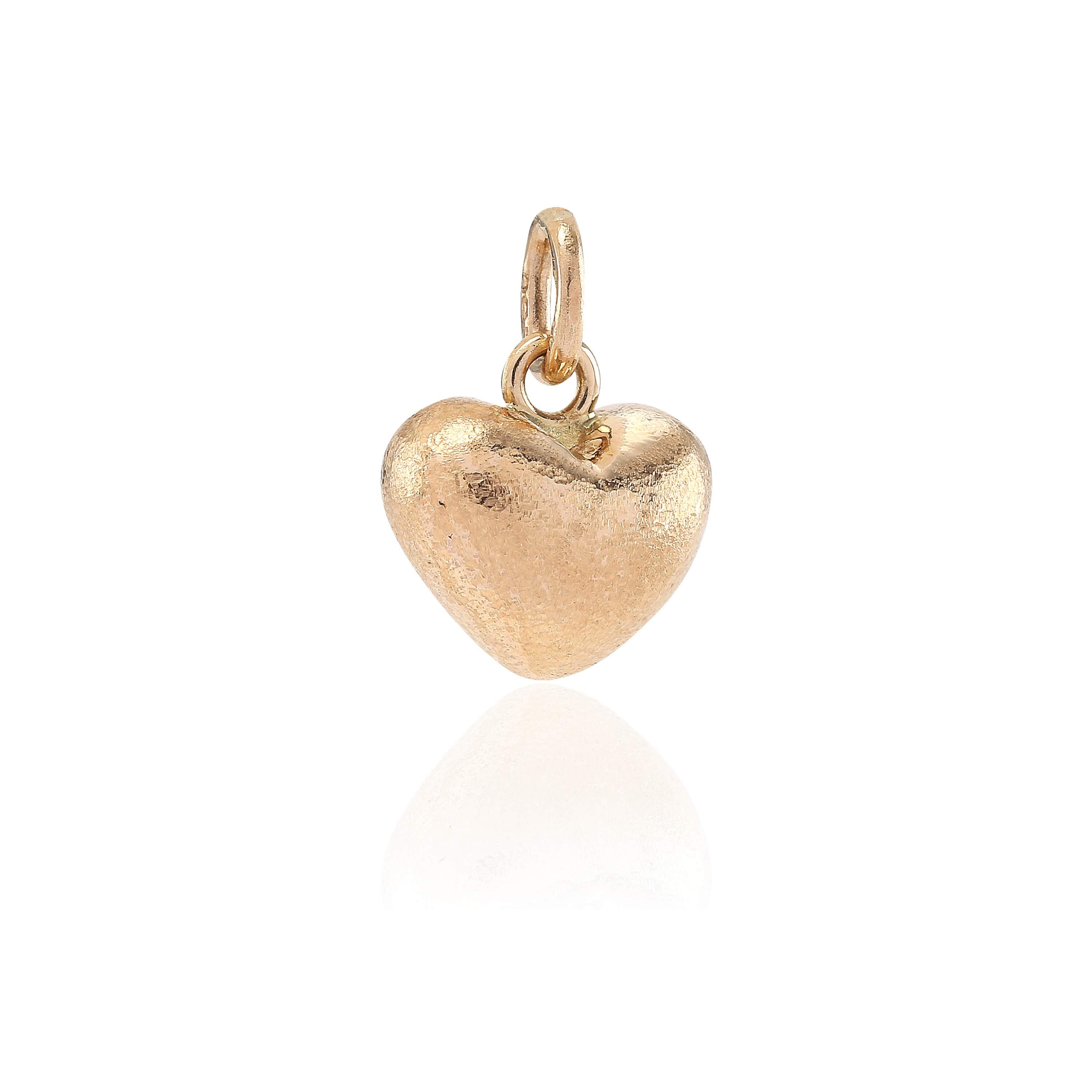 Toyo Classic rafineret hjerte vedhæng i guld.