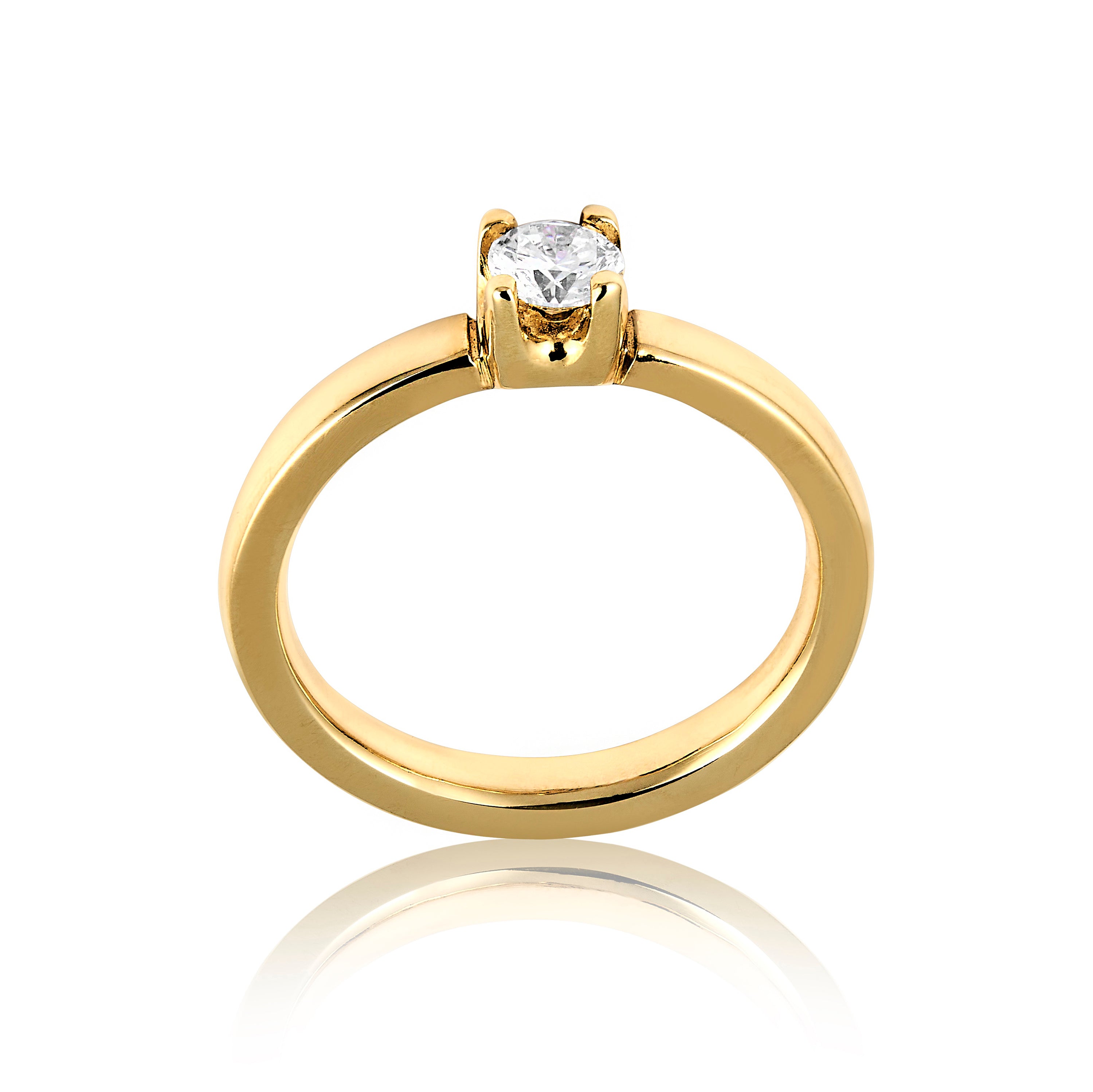 Sato Luxe udsøgt solitering med diamant.