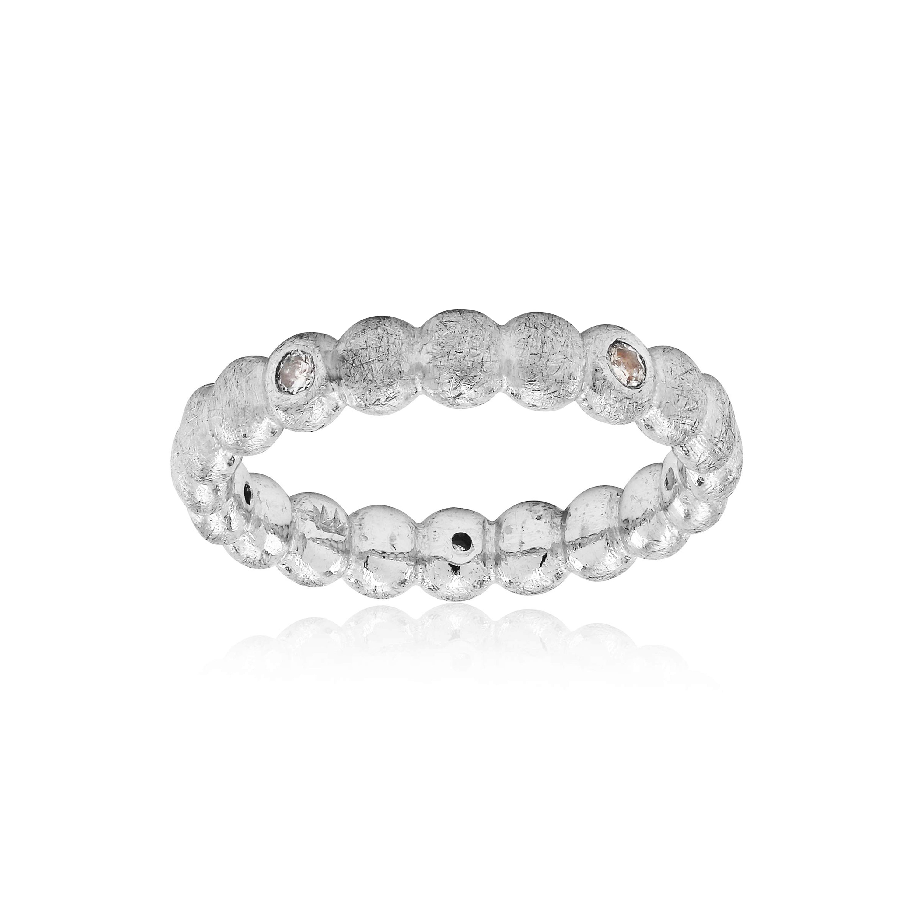 Obi Exquis udsøgt hvidguld ring med diamant.