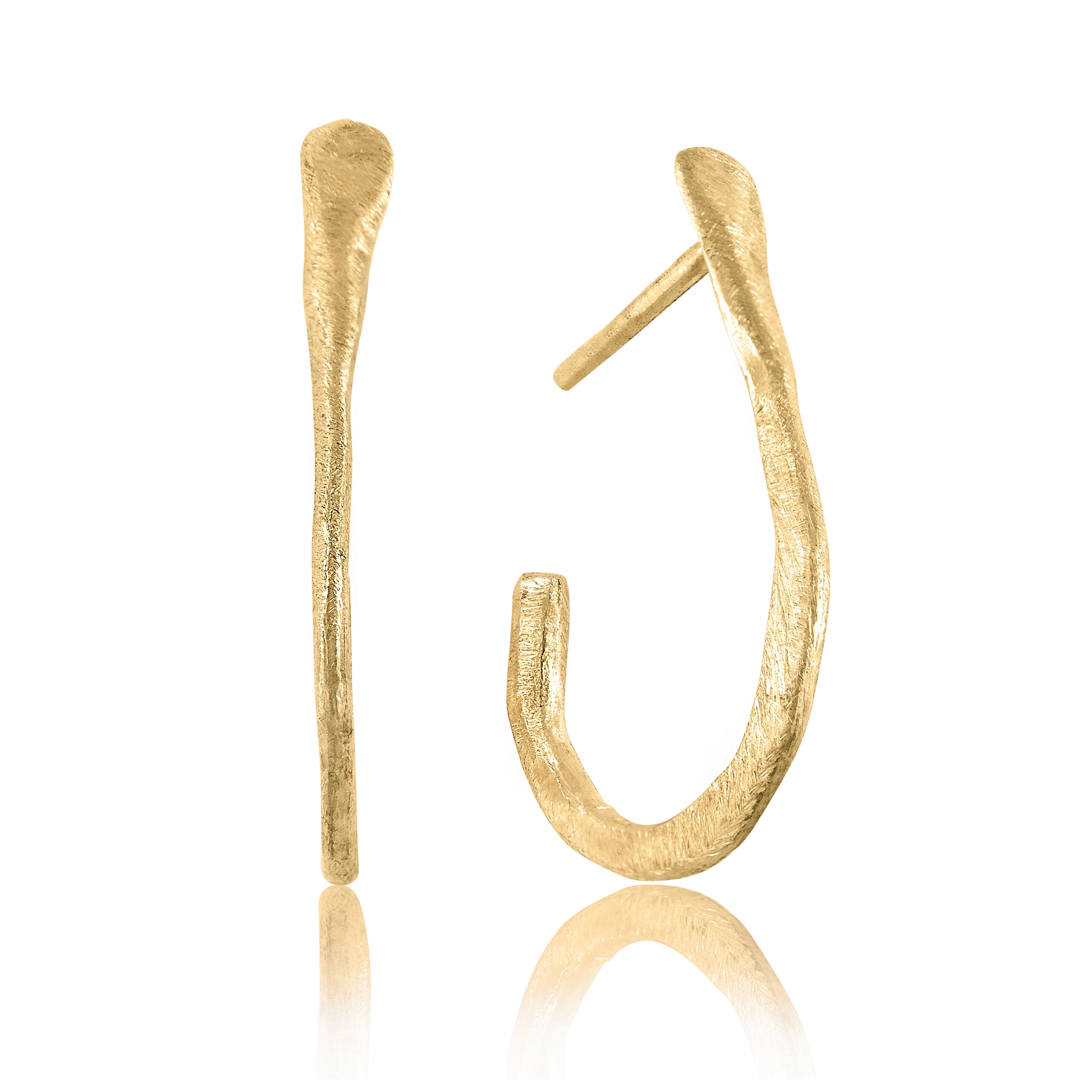 Nami Classic stilrenene guld ørestikker.