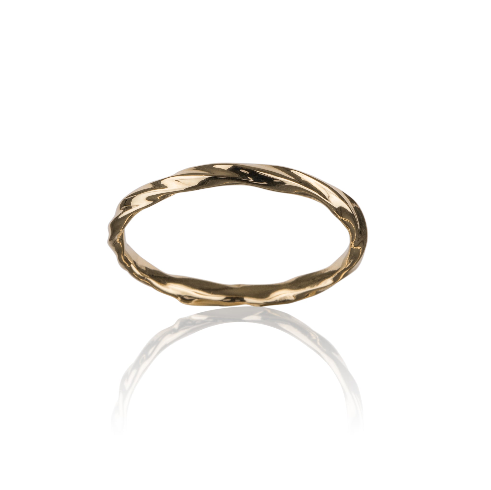 Sato Petit skøn lille snoget guld ring.