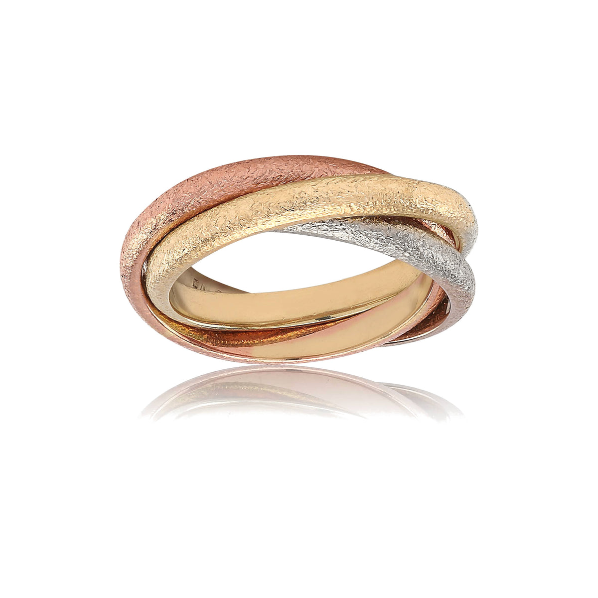 Ring i 14 karat rosaguld ur serien Molai, handgjord av Rebecca Falck