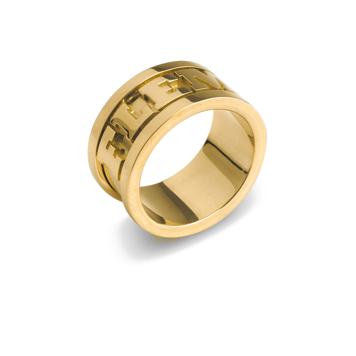 Ring i 14 karat guld med briljanter ur serien Nomine, handgjord av Rebecca Falck