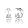 Sato Classic Timeless silver earrings.