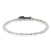 Kairy Petit Simple exquisite silver bracelet with S clasp.