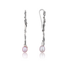 Kairy Elegance Exquisite silver earrings with pearls.