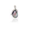 Moulai Pendant in white gold with a Tahitian pearl