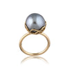 Obi Luxe Timeless Tahiti pearl ring in gold.