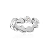 Toyo Mature    udsøgt designet hvidguld ring med diamanter.