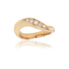 Sirius Vivere Timeless gold ring with diamonds.
