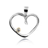 Nami Passion Exclusive silver pendant with a diamond.