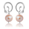 Kairy Passion Refined silver earrings with pearls.