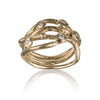 Nami Elegang's Beautiful gold ring with diamonds.